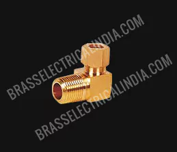 Brass Male Elbow Connector Assembly